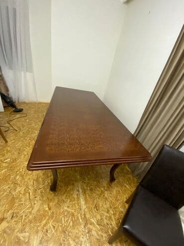 обеденный стол купить: Гостиный стол, Б/у, Нераскладной, Дерево, Прямоугольный стол — 4
