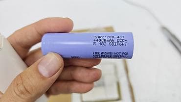 not: Samsung INR21700-40T li-ion akkumulyator hüceyrəsi Texniki — 3