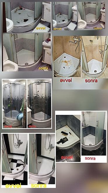 jakuzi hamam: Duşaltı və Poddonlar. Fiber Akril material. Çatdırılma quraşdırılma — 1