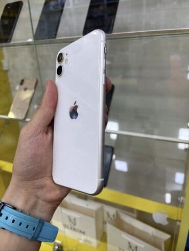IPhone 11, 128 GB, Ağ, Face ID