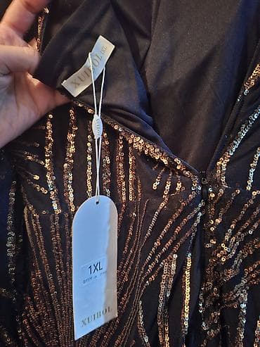 qara don: Yeni toy donu 70/80/90 kilolu xanimalar ucun1xl islenmeyib baha alinib — 5