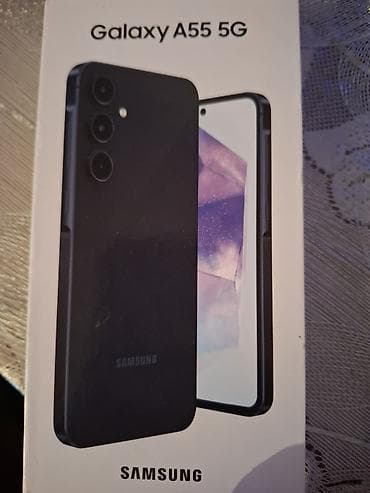 poco m5 pro 5g: Samsung Galaxy A55 5G, 256 GB, rəng - Qara, Zəmanət, Barmaq izi, İki sim kartlı — 1