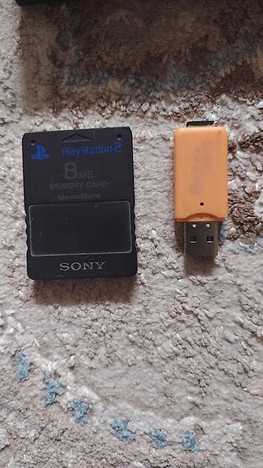 PS5 (Sony PlayStation 5): Ps2 slim satılır porşivaka olunub oyunları flaşkarta yükləyib oynamaq — 1
