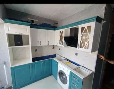 embavud metbex mebelleri: Müxtəlif üslublarda, müxtəlif materiallardan hazırlanmış mətbəx — 23