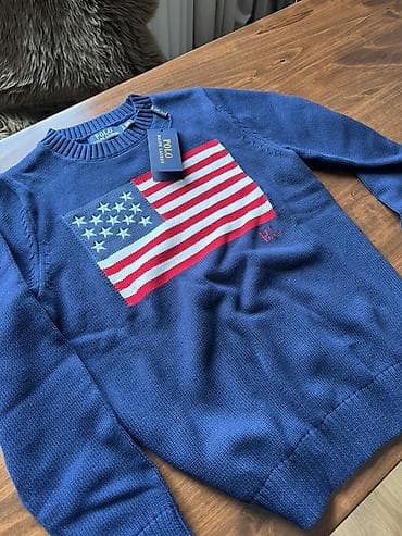 Sviter, Ralph Lauren, M, rəng - Göy