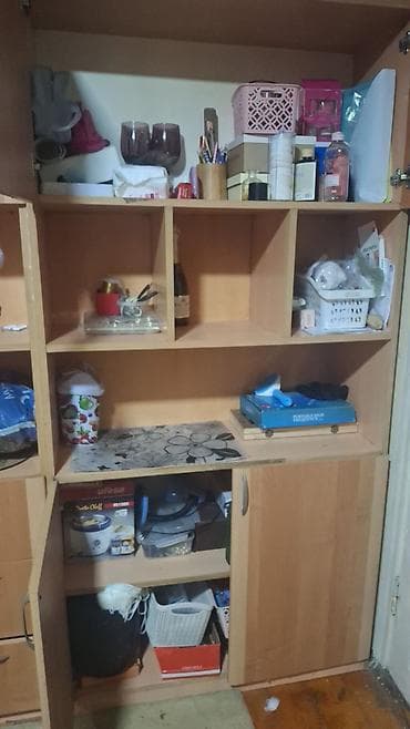 Modul tipli şkaf sistemi – açıq rəngli ağac teksturası ilə - Tərkib — 4