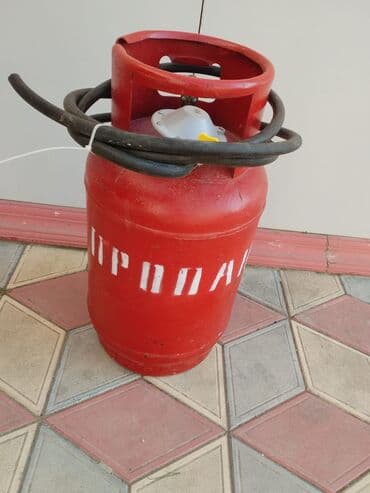 бак для воды в квартиру: Газовый баллон, Пропан (бытовой), С редуктором — 1