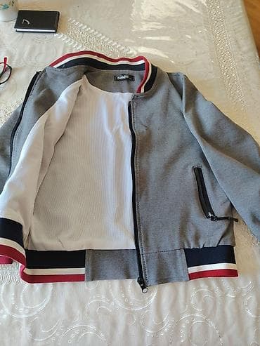 kurtka pilot: Unisex bomber tipli yüngül jaket Məktəbli forması baha alınıb 1 sezon — 1