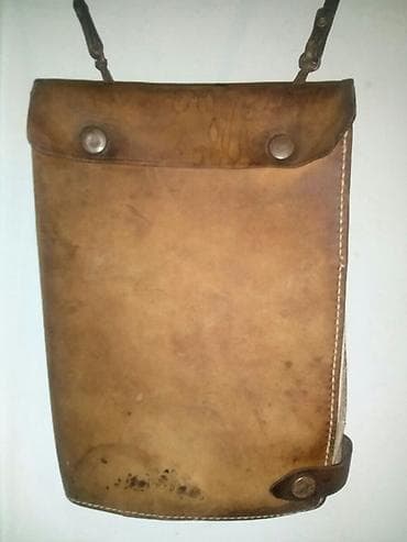cins sumka: Satilir Təcili Qədimdən qalma Antik Hərbi Çanta İtalyan İstehsali — 5