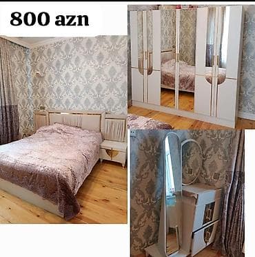 Ev üçün mebel: Yataq mebeli 2 ay işlənib 800 azn satılır, baha alınıb ünvan Saray ✨ — 1