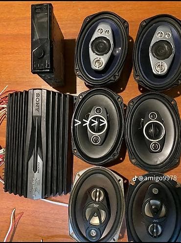 Avtomobil audio sistemi komplekti Tərkib: - 1 ədəd avtomobil