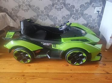 Elektrik nəqliyyatı: Uşaq elektrik maşını – yaşıl rəng, sport dizayn (EVO üslubunda) — 3
