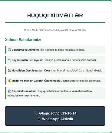bag evine aile axtariram: Digər ixtisaslar — 1