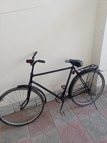 ucuz velosiped: Şəhər tipli klassik velosiped - Rəng: qara - Çərçivə: polad, klassik — 1