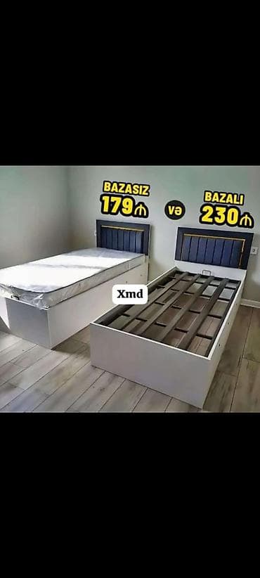 dvp: Tək nəfərlik çarpayılar – bazalı və bazasız modellər. Məhsul — 1
