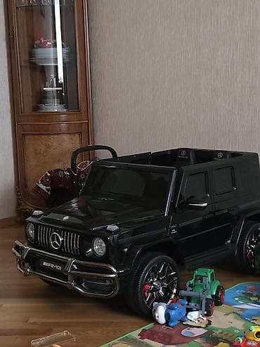 Uşaq elektrik maşını – Mercedes-Benz G-Class AMG stili, qara rəng — 2