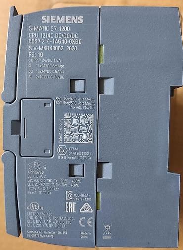 lent led: Siemens SIMATIC S7‑1200 PLC – CPU 1214C DC/DC/DC Model: 6ES7 — 2