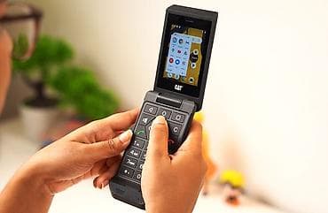 düymeli telefon: Caterpillar 16 GB, rəng - Qara, Düyməli — 2