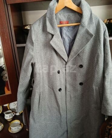 Palto, 3XL, rəng - Boz