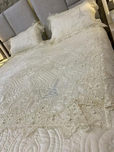 tava destleri: Yataq üçün Qaşlı Yataq örtüyü — 2