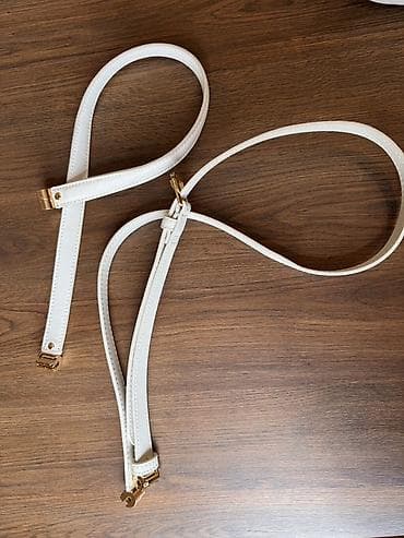 cantalar: Charles & Keith markalı qadın çantası Zərif açıq bej rəngində — 6