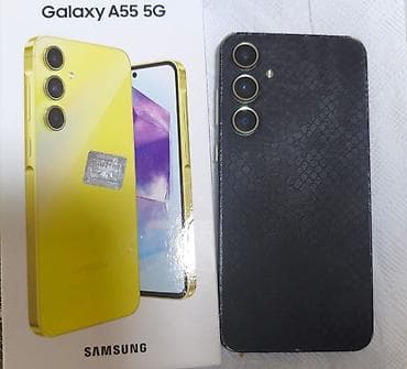 iphone 7 2013: Samsung Galaxy A55, 256 GB, rəng - Sarı, Barmaq izi — 5