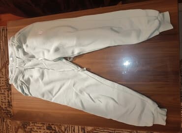 Верхняя одежда: Açıq mavi rəngdə unisex idman şalvarı - Model: jogger tipli, daralan — 1