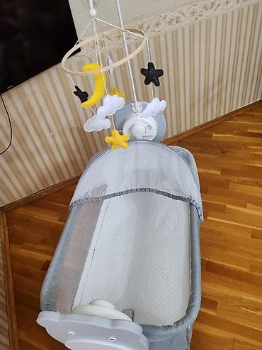 intex matras: Oğlan və qız üçün, İşlənmiş, Dördbucaq, Beşik, Matras ilə, Yellənmə mexanizm ilə — 3