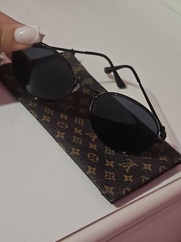 emporio armani eynək: Dairəvi formalı gün eynəyi - Çərçivə: nazik, qara metal; yüngül — 2