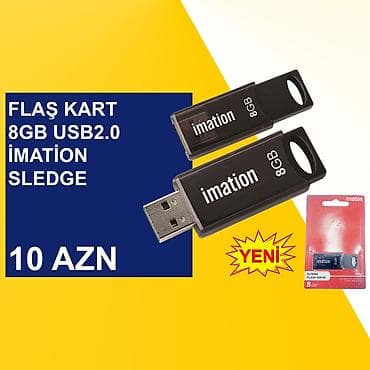 Аудиотехника: Flaş Kartlar ⭐Flaş Kart 8GB USB2.0 İMATİON SLEDGE – 10 AZN ⭐Flaş Kart — 3