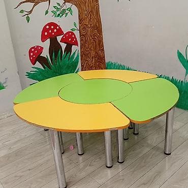 mebel usaq: Oğlan və qız üçün, Siyirməsiz, Bağça masası, Stulsuz — 3