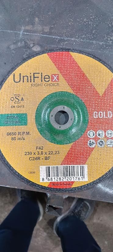 bağ alətləri: UniFlex və Klingspor kəsici diskleri – daş və metal üçün Məhsul — 2