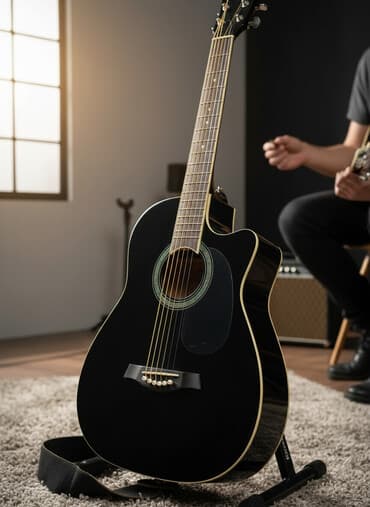 Klassik/akustik gitar – qara rəng Üzərində açarı və Saxlama Qabı lalafo.az -da Klassik/akustik gitar – qara rəng Üzərində açarı və Saxlama Qabı