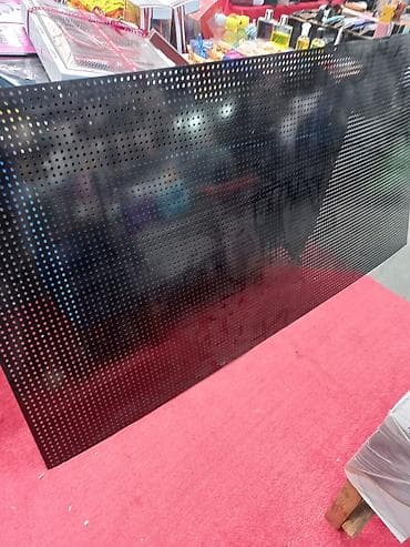 azbest list: Perforasiyalı metal lövhə - Material: qara rəngli metal (toz boya — 4