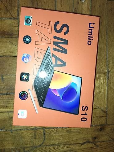 UmiiO S10 Smart Tablet - Model: UmiiO S10 (qutuda göstərilir) -