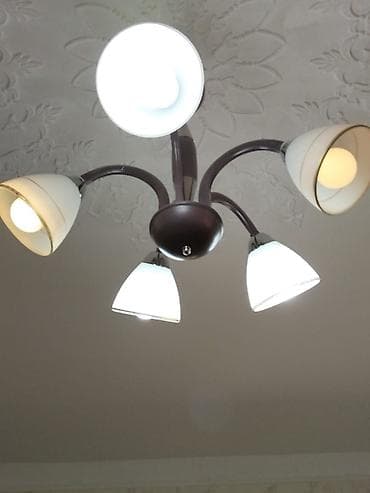 at sekilleri: Çılçıraq, 5 lampa, Metal — 2