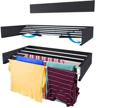 вешалка потолочная для сушки белья: Suşulka  step up qatlanan paltar qurutma rəfi. müasi̇r həyat tarzi — 1
