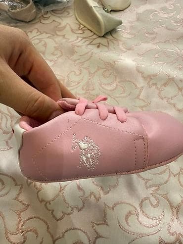 ayqqabı: Rəng - Çəhrayı Krossovkalar, Polo, Ölçü: 18, Qız üçün — 2