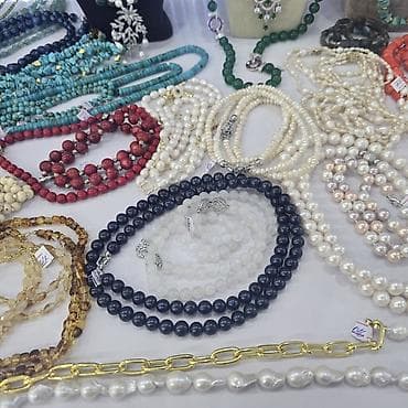 xonca desti: Təbii daşlardan hazırlanmış zərgərlik kolleksiyası - İnci — 7