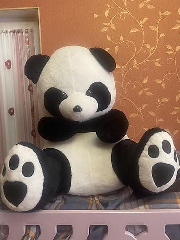 besik oyuncagi: Nəhəng ölçülü panda plyuş oyuncağı - Həqiqi panda rənglərində — 2