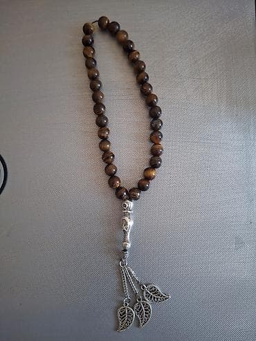 zen eau de parfum: Təbii “Pələng Gözü” daşlarından təsbeh tiqriniy qlaz.tiqroviy — 3