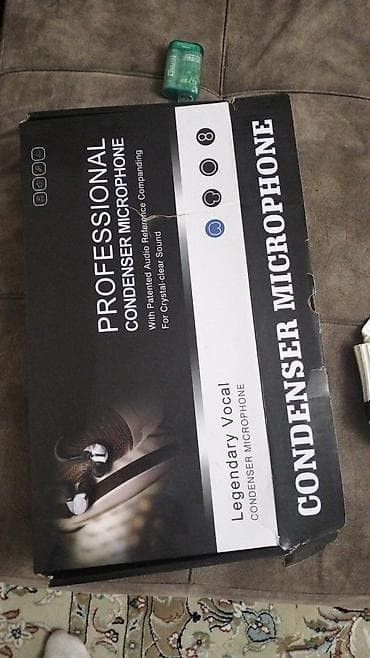 behringer ses kartı: Podcast/stream üçün tam dəst: kondensator mikrofon + V8 səs kartı — 4