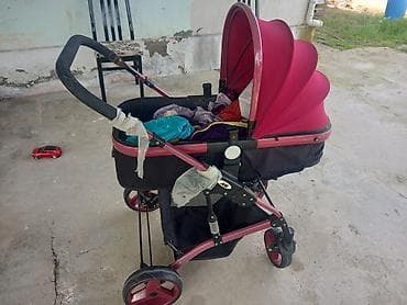 Araba-beşiklər: Klassik gəzinti arabası, Carello, İşlənmiş, Cins: Qız, Yaş: 12-18 ay, Ünvandan götürmə — 3