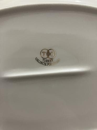 bagema qab: Nahar dəsti, rəng - Ağ, Farfor, 12 nəfərlik, Türkiyə — 3