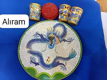 Kolleksiya üçün müxtəlif antik/vintaj əşyalar: - Cloisonné