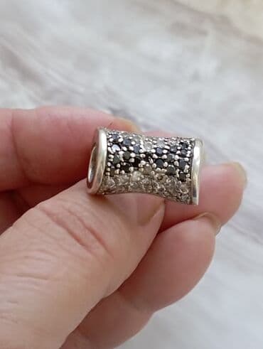 beş qaş üzüklər: Gümüş üzüklər dəsti - Material: gümüş rəngli metal (fotoşəkillərdə — 6