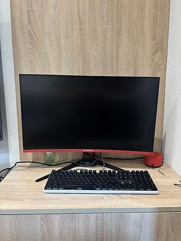 klaviatura sekilleri: Rampage oyun monitoru Curved və Pivot 144 hz 27 inch gaming fhd - Əyri — 2
