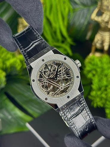 rus saati: Yeni, Qol saatı, Hublot, rəng - Qara — 7