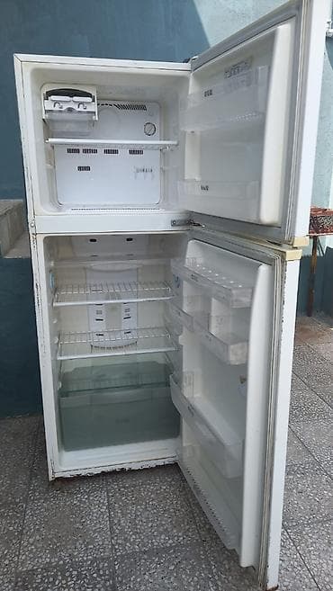 islenmis soyducular: İşlənmiş 2 qapılı Samsung Soyuducu Satılır, rəng - Ağ — 1