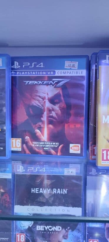 playstation 4 slim qiymeti: Tekken 7 Oyun diski, az işlənib. 🎮Playstation 3-4-5 original oyun — 1